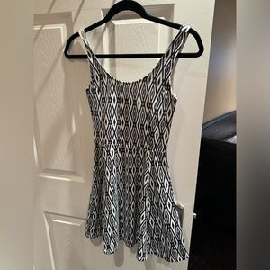 H&M sundress blue and cream size US 2